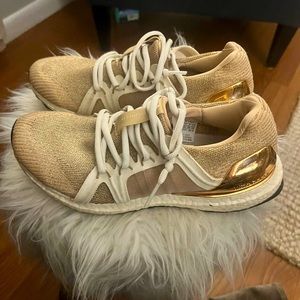 Adidas Stella McCartney size7.5 gold